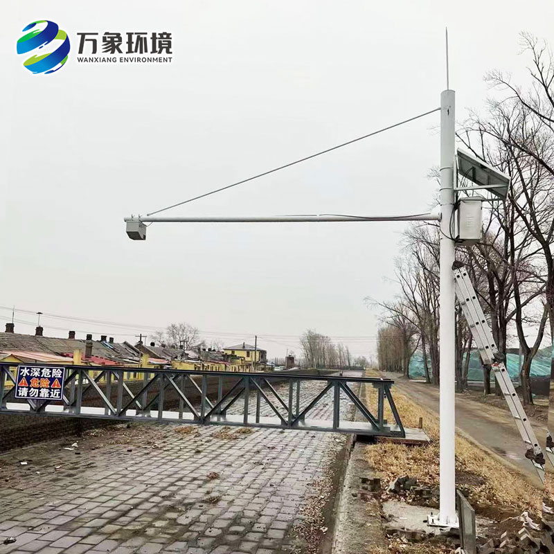雷達式流速流量水位雨量監(jiān)測站可同時測量四參數