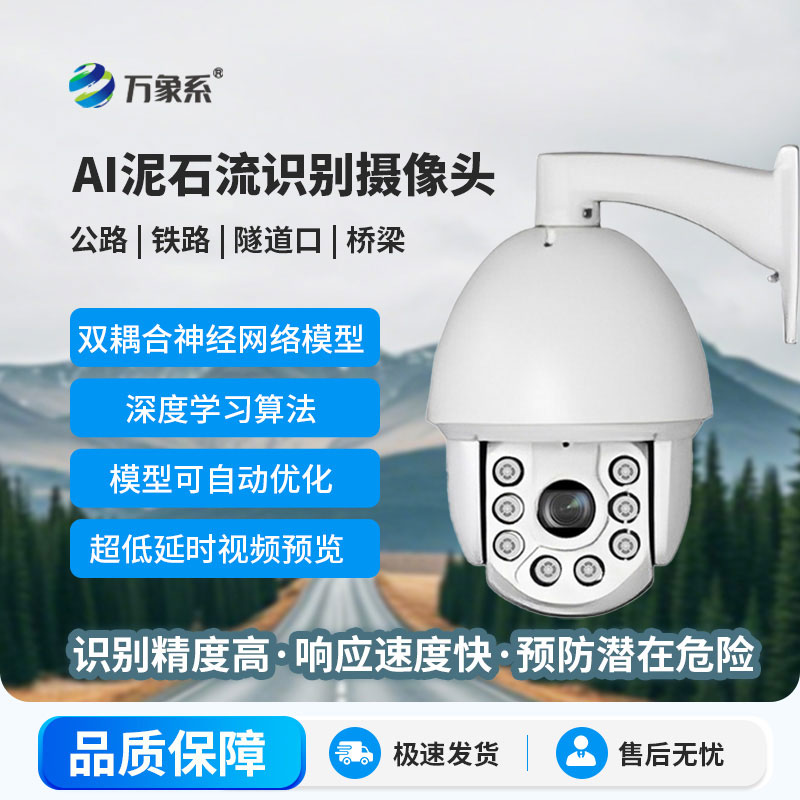 AI泥石流球機